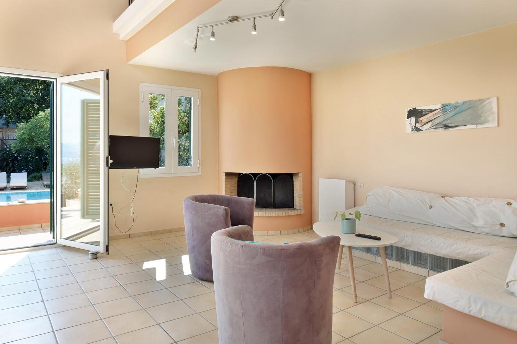 فيلا Casa T With Amazing Views In Corfu كونتوكالي المظهر الخارجي الصورة