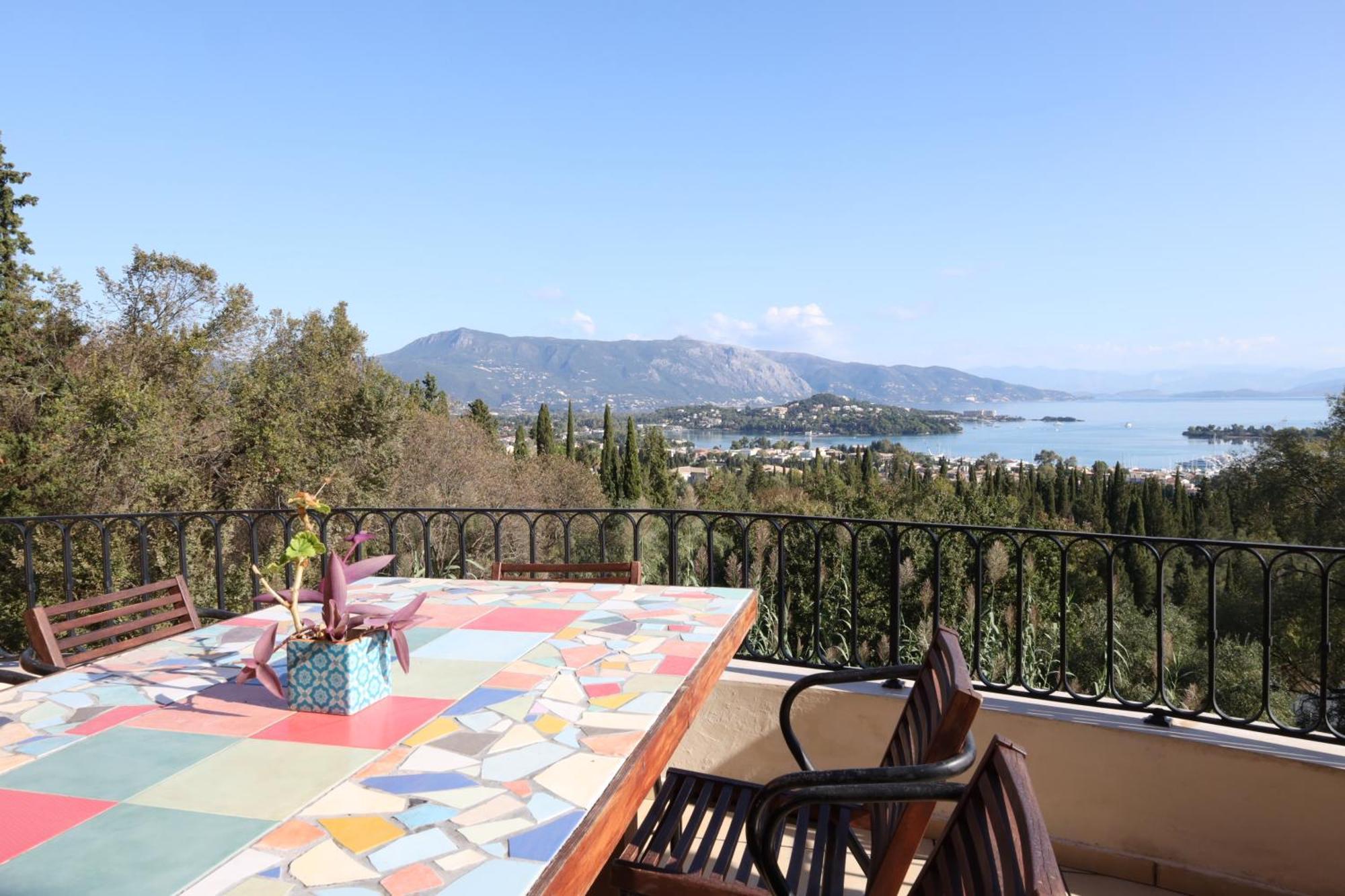 فيلا Casa T With Amazing Views In Corfu كونتوكالي المظهر الخارجي الصورة